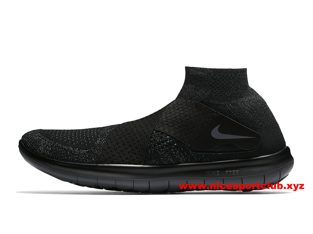 Chaussures De Running Homme Nike Free RN Motion Flyknit 2017 Nike Free RN Motion Flyknit M homme Noir pas cher