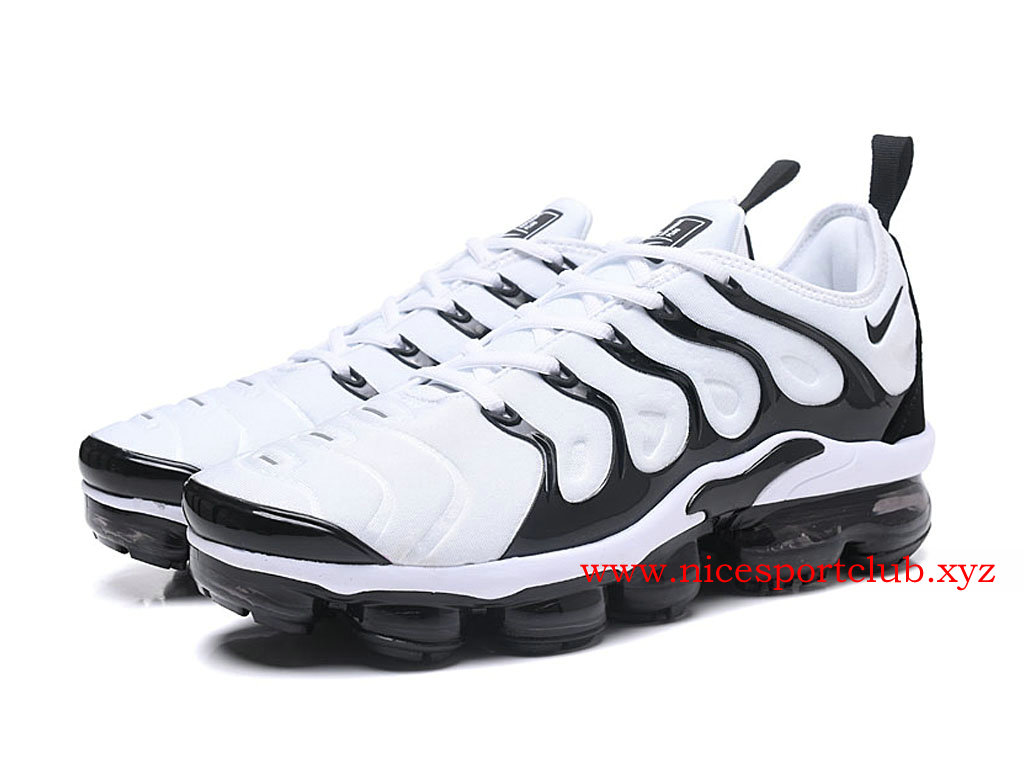 vapormax plus blanc noir