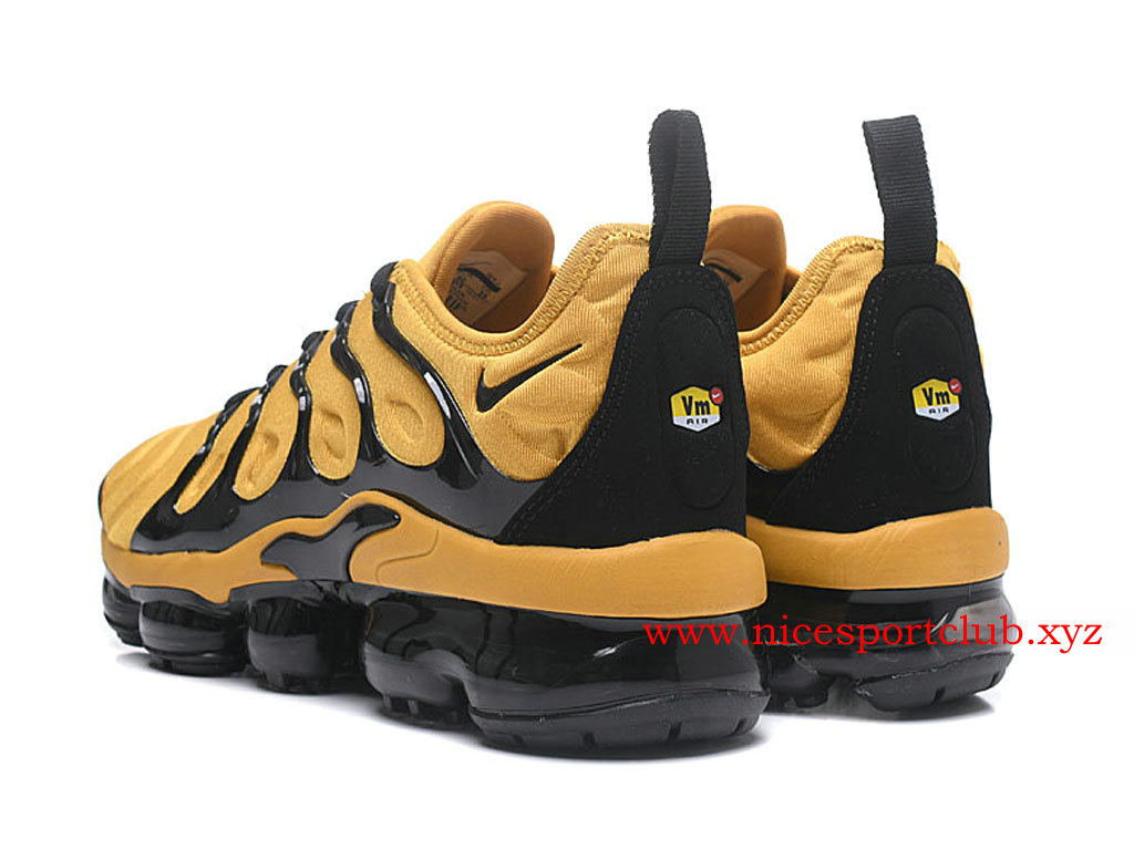 vapormax noir et jaune fluo